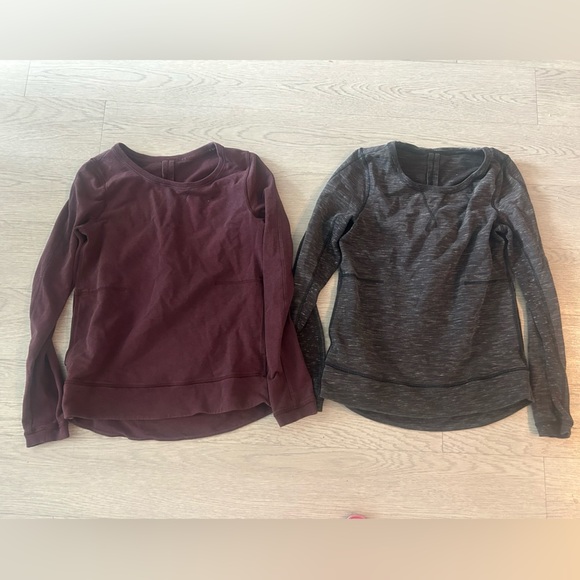 Lululemon Bundle of 2 Exhalation Pullover With Kangaroo Pockets Size 6 - Picture 4 of 9